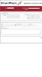 Mobile Screenshot of forms.kiwirail.co.nz